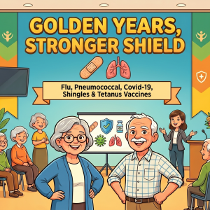 黄金岁月，强大防护：健康老龄化的必备疫苗<br />Golden Years, Strong Shield: Essential Vaccines for Healthy Aging<br />(CT Hub)