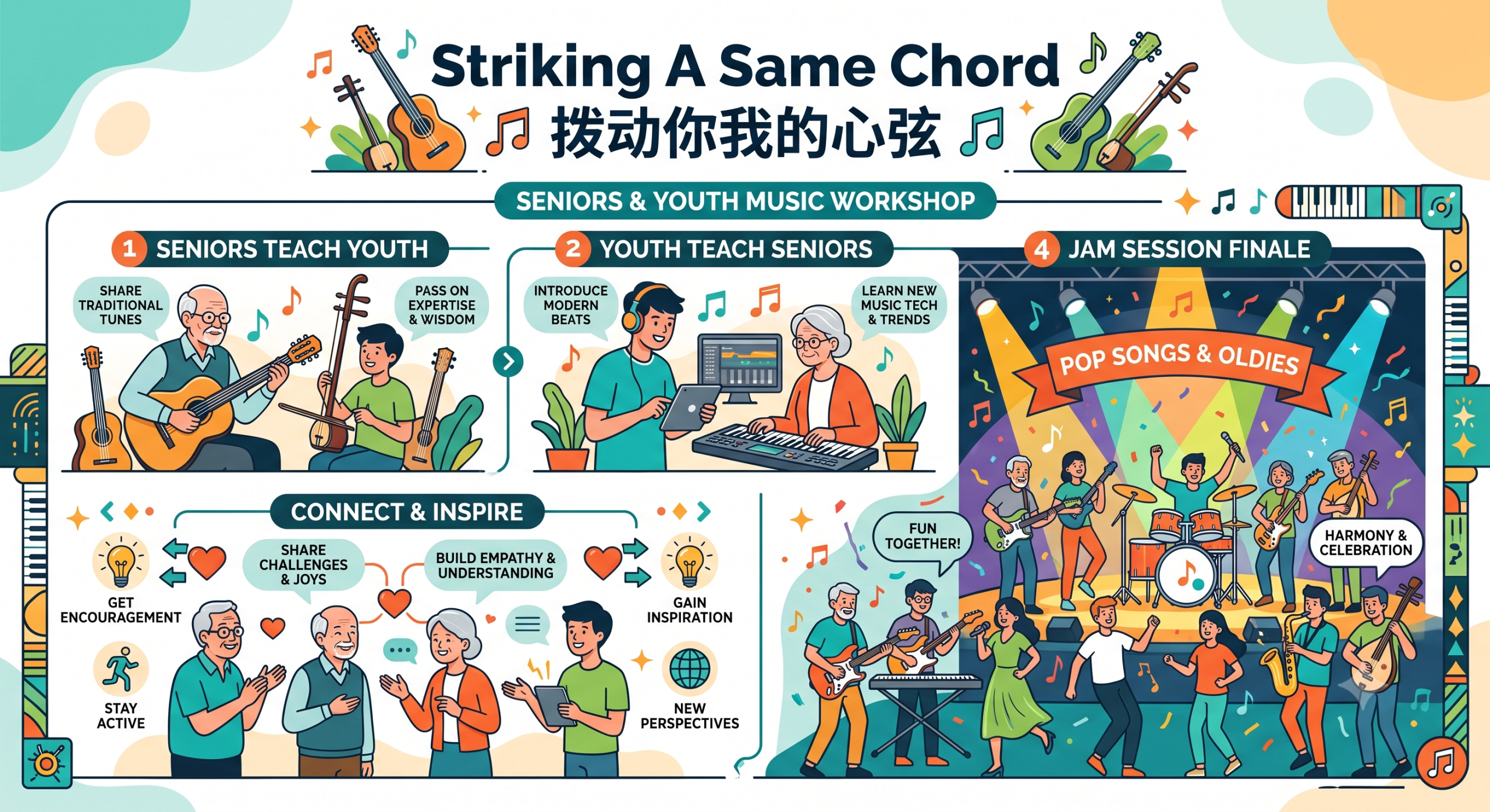 拨动你我的心弦<br />Striking A Same Chord<br />(Pasir Ris West Wellness Centre)
