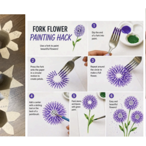 Crafting Connections: Recycling Paper Flower Painting<br />(Tampines North Community Centre)